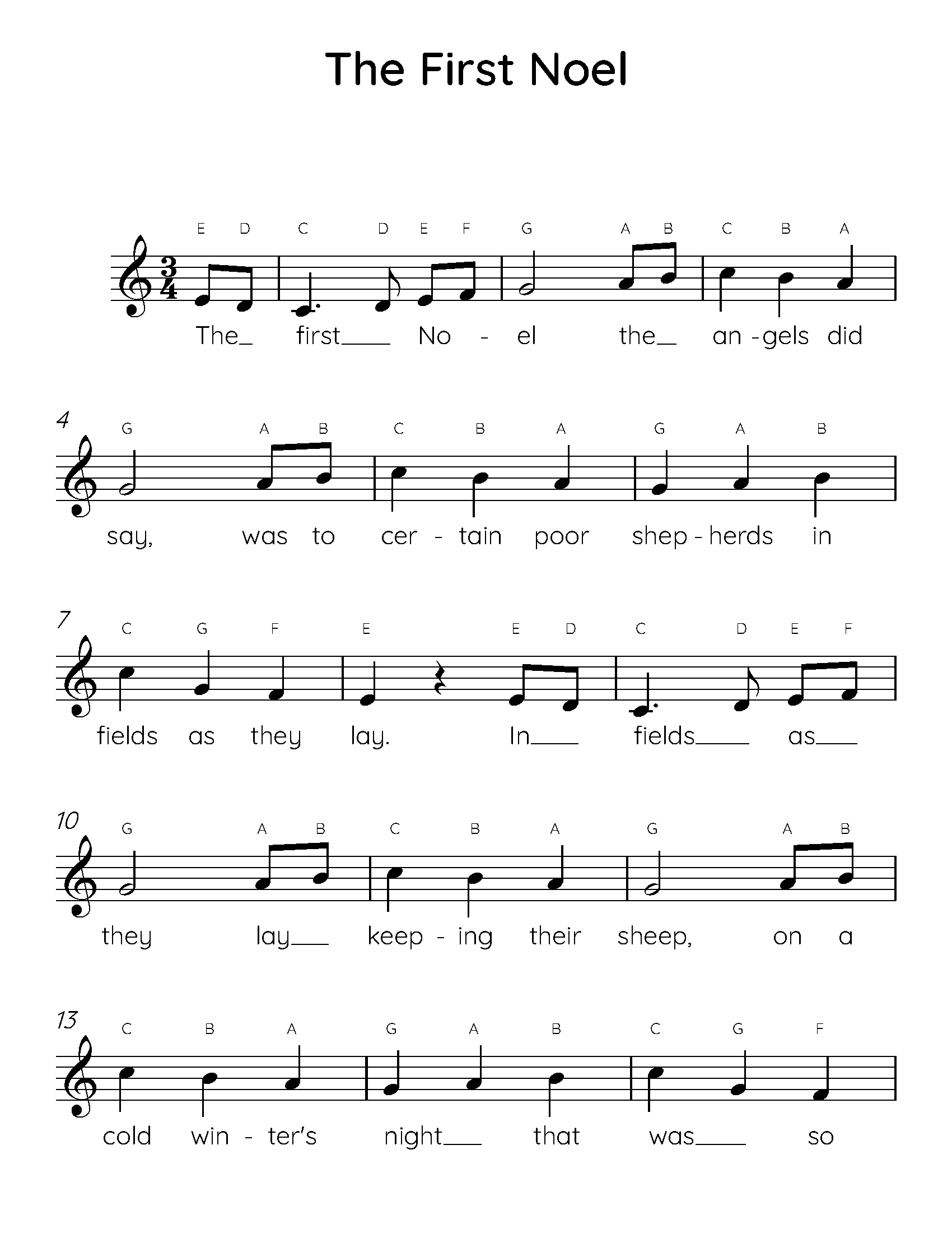 Easy Piano Christmas Songs