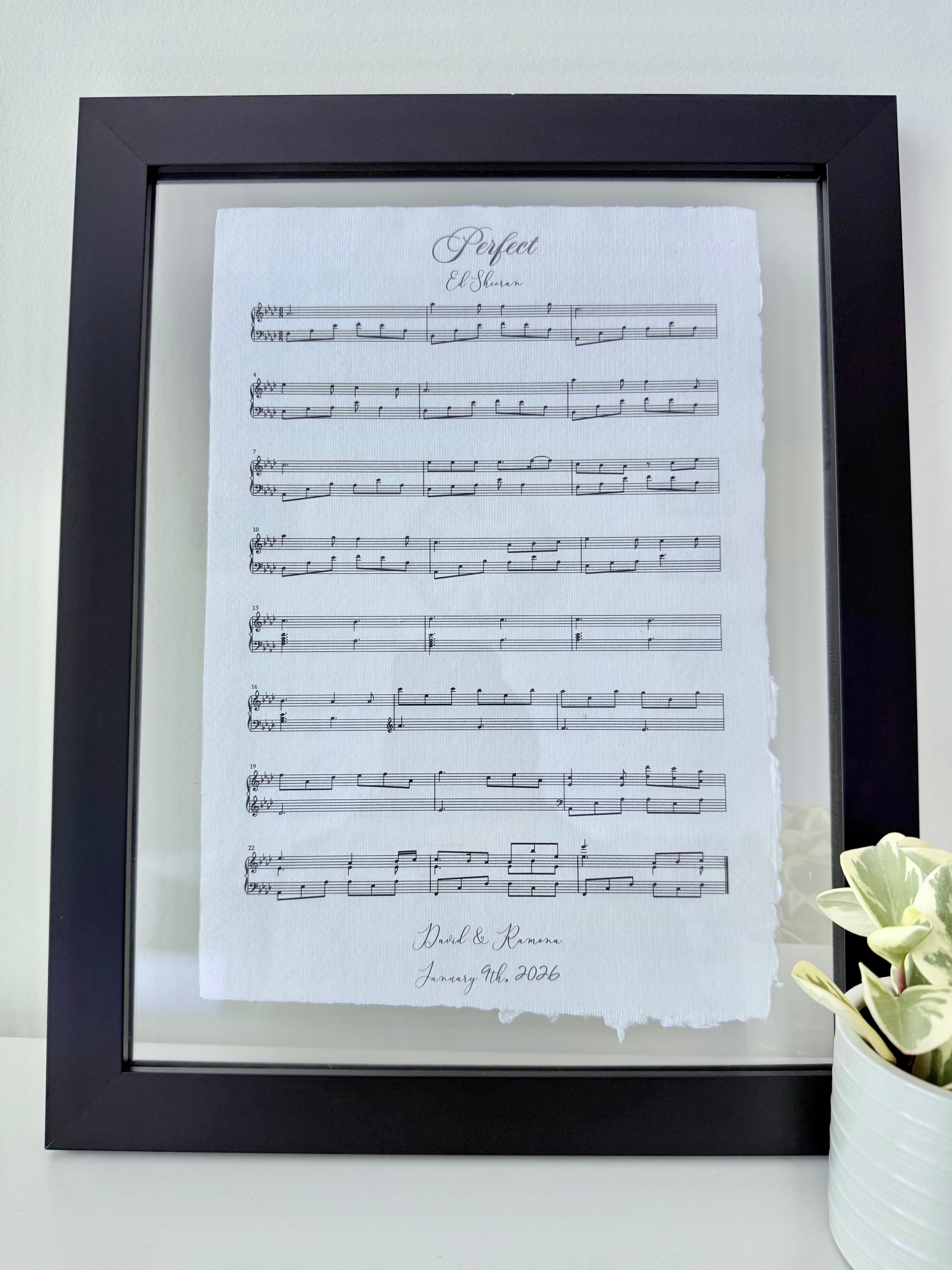 Soneveil | Anniversary Sheet Music Gift