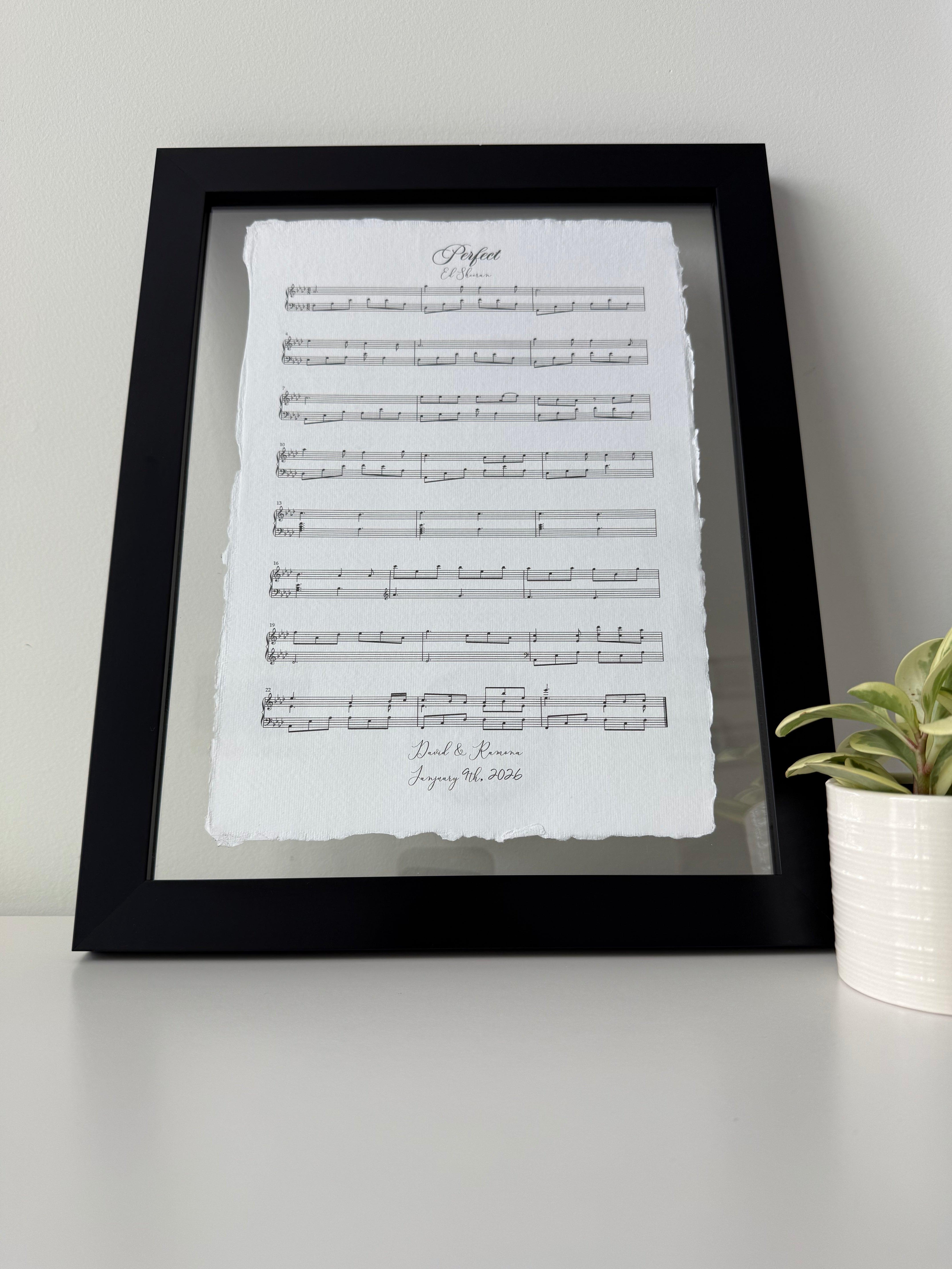 Soneveil | Anniversary Sheet Music Gift