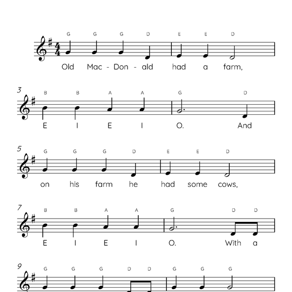 Simple ear-training method to learn the melody